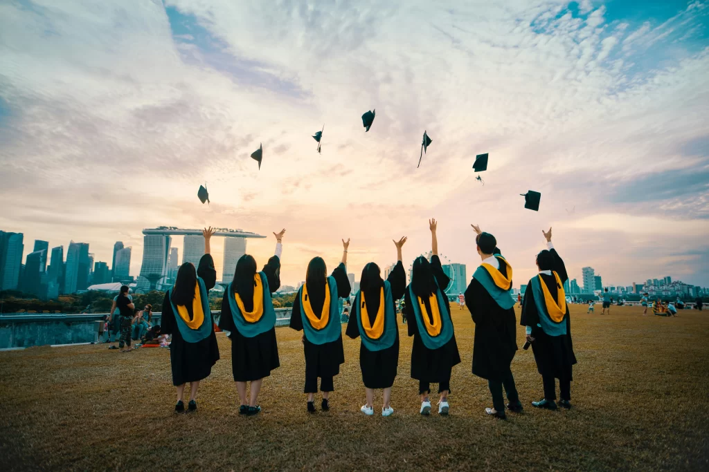 students happy because they discharged their student loans